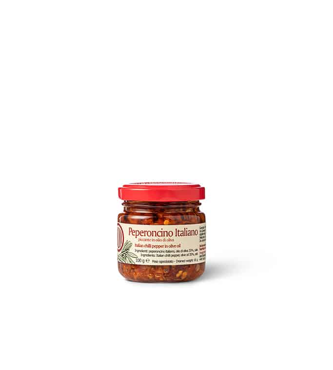 Peperoncini Piccanti in Olio di Oliva 100g