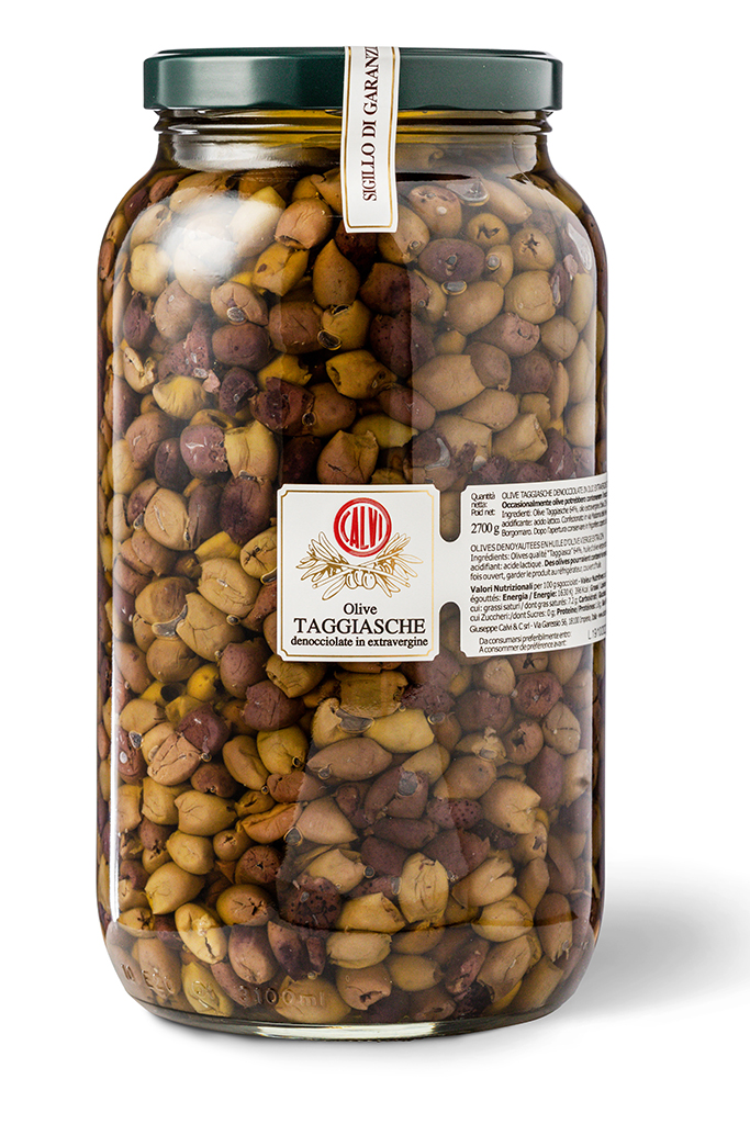 Olive Taggiasche denocciolate in olio 2.7 kg